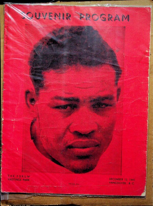 joe louis souvenir program